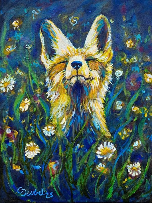 The Fox and the Wildflowers - A Wildlife Art Story