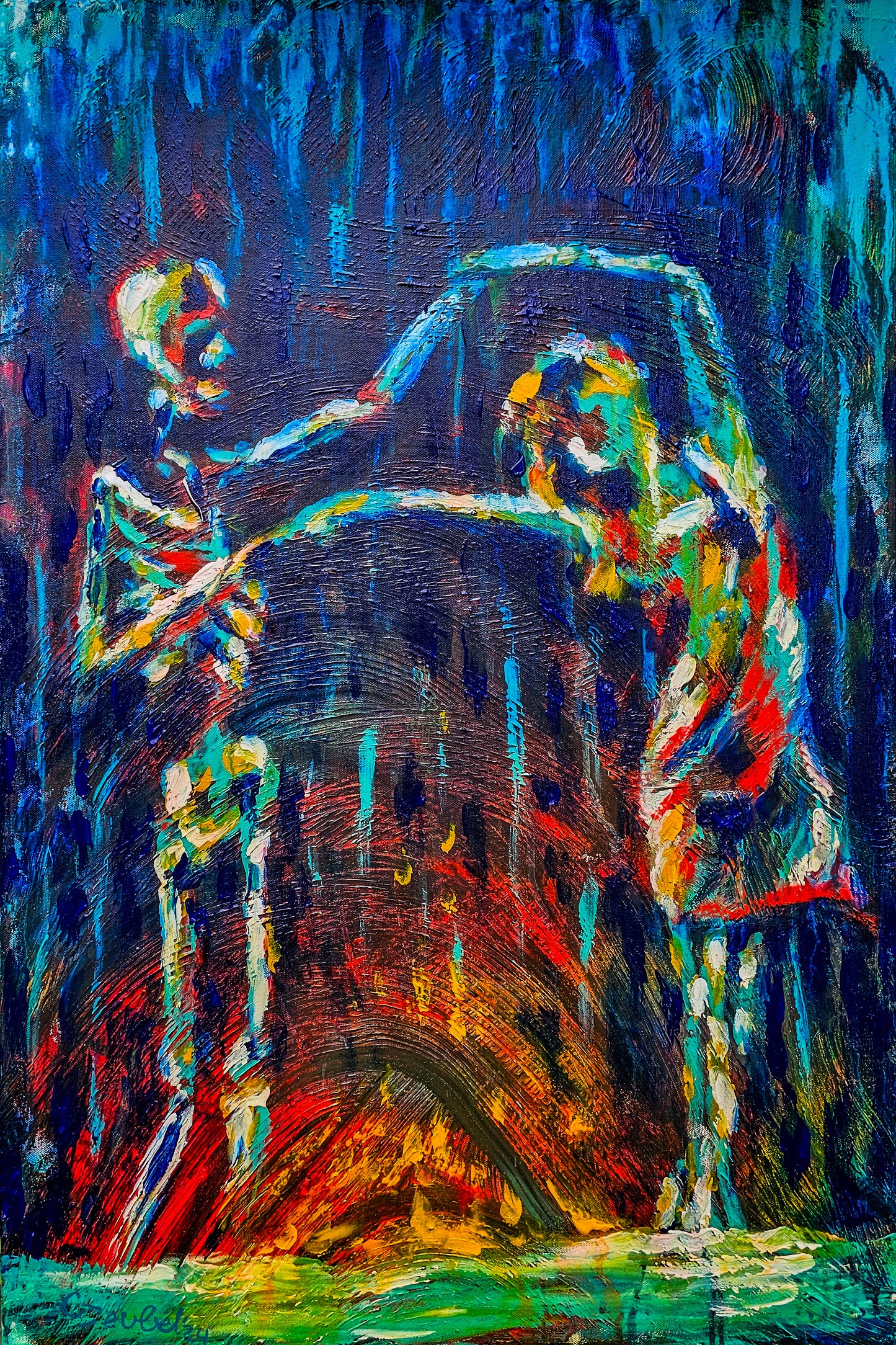 Shadow Waltz - Fine Art Painting