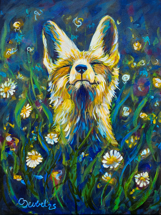 The Fox and the Wildflowers - Limited Edition Fine Art Print
