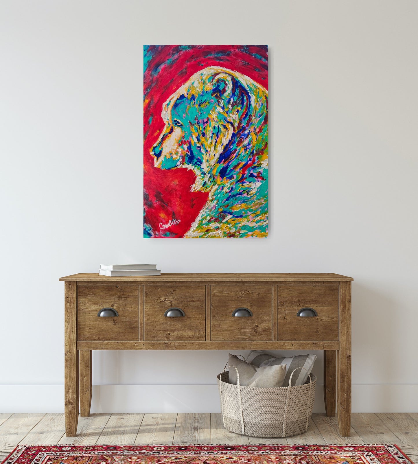 Sheepish Bear Painting