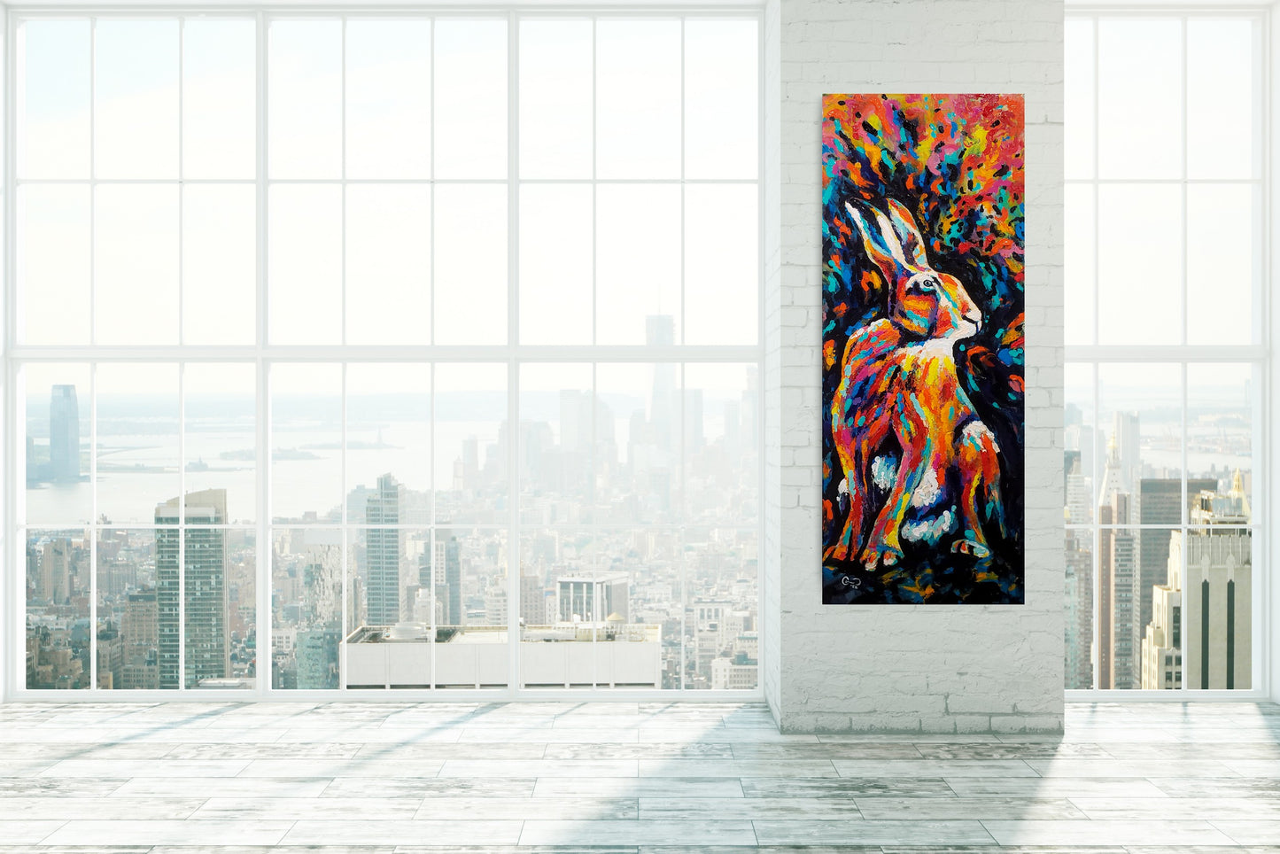 Wonderland Rabbit Painting