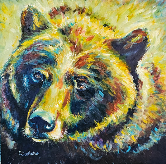"Awakened Light"
Original Bear Painting