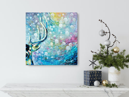 “Winter Crown”
24 x 24 Mixed Media Oil and Acrylic