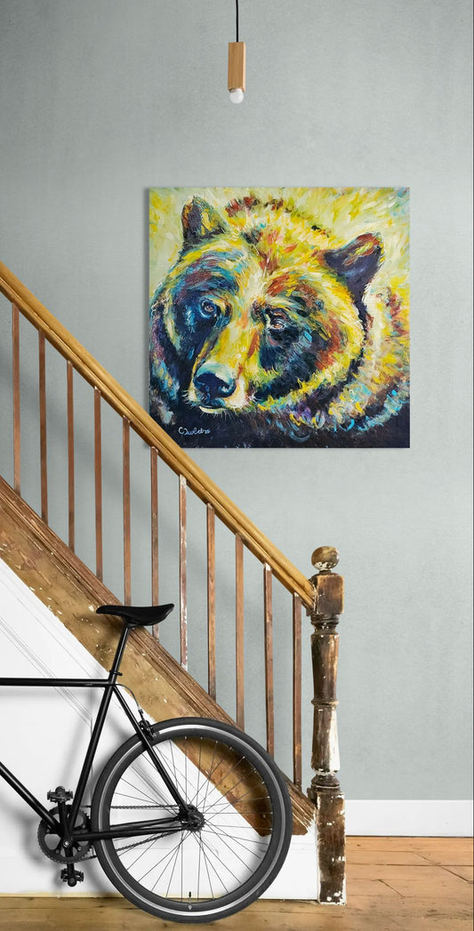 "Awakened Light"
Original Bear Painting