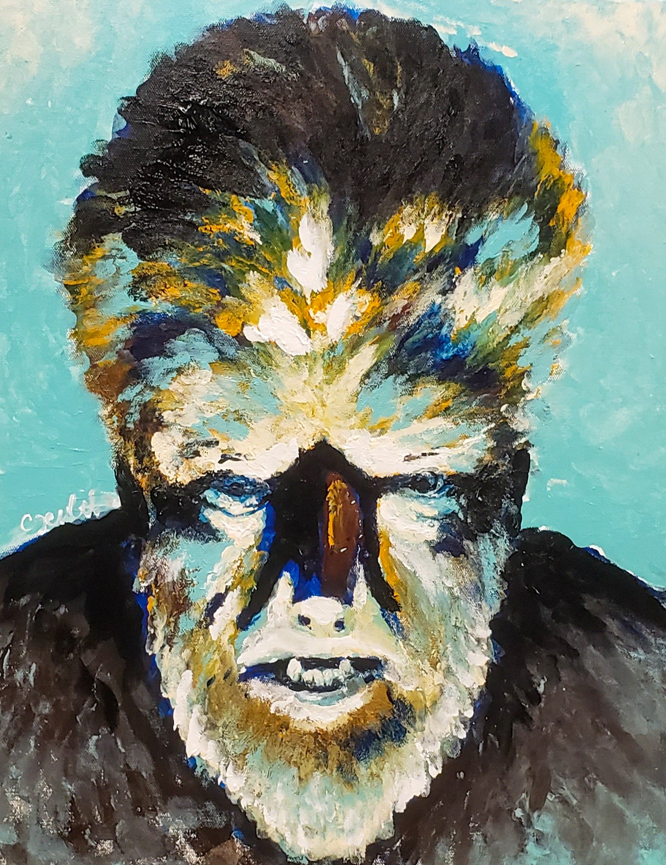 Wolfman Painting