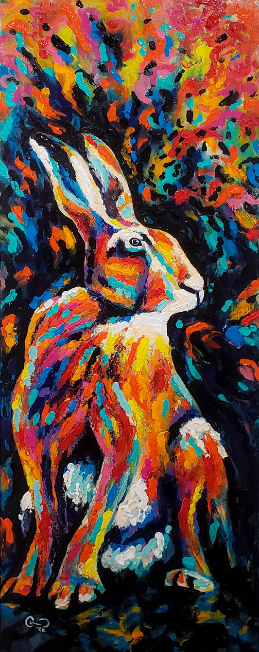 Wonderland Rabbit Painting
