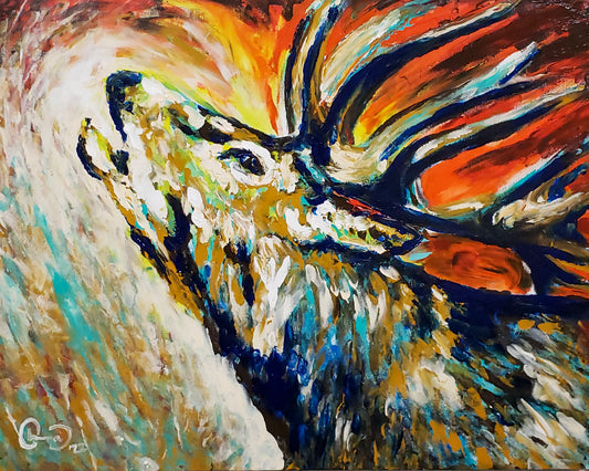 Elk II Painting