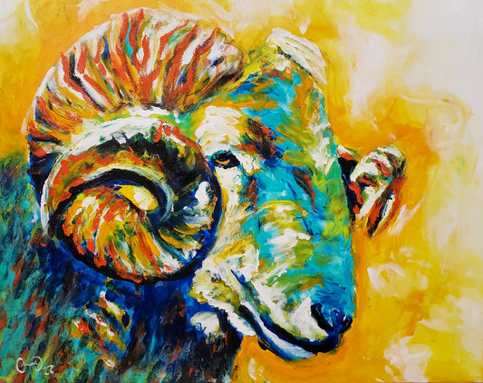 Wise Ram Painting