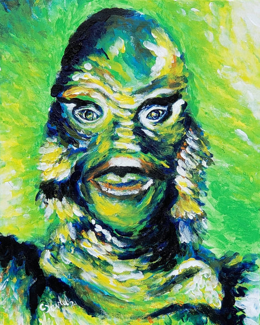 Creature from the Black Lagoon Painting